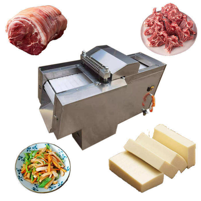 ซื้อ เครื่องตัดเนื้อแช่แข็ง เครื่องตัดไก่แบบลูกเต๋าอัตโนมัติ เครื่องหั่นเนื้อแพะ เครื่องหั่นเนื้อวัว การผลิตออนไลน์