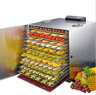 เครื่องแห้งผลไม้จากสแตนเลส / เครื่องแห้งอาหารอุตสาหกรรม สําหรับขาย 35 ~ 80 °C