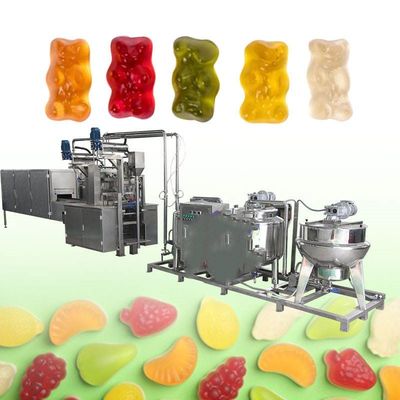 เครื่องทําหวาน Gelifie อัตโนมัติเต็ม เครื่องแปรรูปอาหาร Jelly Gummy