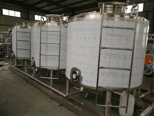 ระบบ CIP ที่กําหนดเอง สะอาดในสถานที่ สายการผลิตนมหมักสําหรับสายการผลิตนม