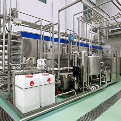 500lph สายการแปรรูปนม pasteurized เครื่องแปรรูปนมกระป๋อง SUS304 / 316L
